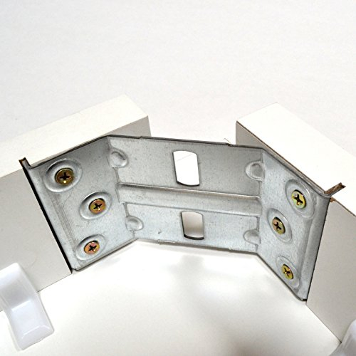 4er Set Tischwinkel aus Stahl, verzinkt - Metallwinkel ideal für stabile Tische im Innen- & Außenbereich - Winkelverbinder (136 x 75 mm)