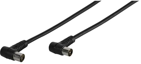 TV / Radio Winkel Antennenkabel, 90dB, 1,5m