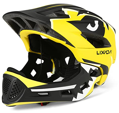 Lixada Casco Integral Desmontable para Niños - Seguridad Deportiva para Bicicleta, Ciclismo y Patinaje