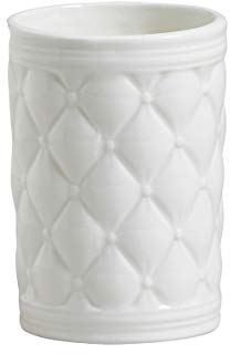 Mathilde M. Boudoir Toothbrush Cup White Ceramic Bathroom Vintage Country House Shabby