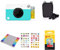 KODAK PRINTOMATIC Digitale Sofortbildkamera, Vollfarbdrucke auf Zink 2x3-Fotopapier mit Sticky-Back-Funktion - Drucken Sie Memories Sofort (Blau), Starter Bundle