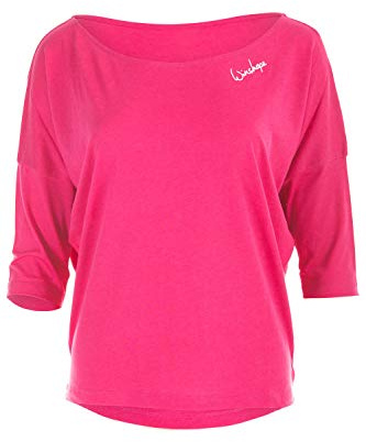 WINSHAPE Damen Ultra Leichtes Modal-3/4-arm Mcs001 3/4-arm Shirt, Deep-pink, L EU