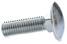 15x Schrauben Ø M8x30mm Schloßschrauben DIN603 Flachrund-Schrauben verzinkt