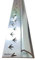 Carpet to Vinyl/Lino Threshold Strip Flooring or Doorway Trim - Metal Plate Strip Threshold Doorbar Single Edge - Silver Colour