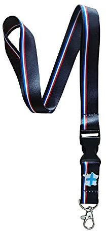 Tour de Cou Porte Badge Régions Porte Clés Cordon avec Clip (Marseille)