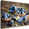 Myartstyle - Bilder Stillleben Frisches Obst und Gemüse 60 x 40 cm LeinwandBilder Xxl - 1 Teilige WandBilder Art 3D Modern Kunstdrucke C-a-1058-43
