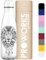 PROWORKS Bouteille d'eau Isotherme, sans BPA, Gourde INOX Reutilisable pour Maintien Chaud de 12 Heures & du Froid Jusqu’à 24 Heures, Sport, Gym, Voyage - 1 Litre - Tout Blanc - Lion Aztèque
