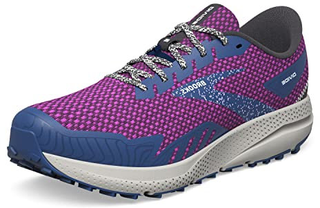 Brooks Damen Divide 4 Sneaker, Purple Navy Oyster, 37.5 EU
