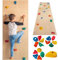 Create for you® - Kletterwand Kinderzimmer + 15 Klettersteine - Kletterwand für Kinder Indoor - Klettergerüst und Spielgeräte Indoor - Klettern mit Klettergriffe für Kinder - 75x225 cm