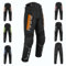 Pantalones de Moto para Hombre con Protecciones Pantalones Moteros Textiles Cordura Impermeables con protección en Caderas y Rodillas - Armadura certificada CE Armadura certificada (Small, Naranja)