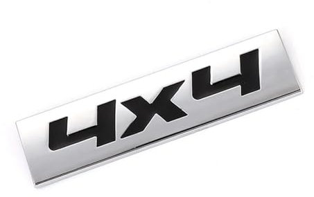 yzw6688 3D-Autoaufkleber aus Metall, Emblem, Abzeichen, 4×4-Logo, 4WD-Aufkleber, kompatibel mit GT-R / CX5 CX7 / SUV (Color : for 4X4 Stickers-01)