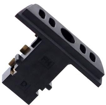 Deal4GO Prise jack audio 3,5 mm de remplacement pour manette PS5 DualSense (Noir)