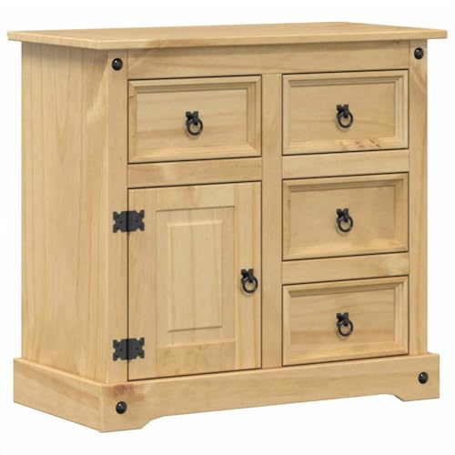 vidaXL Sideboard Corona 80x40x75 cm Massivholz Kiefer