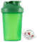 Shunshi Protein Shaker Bottle 400ml with Stainless Steel Mixing Ball, Mini Water Bottle for Protein Shakes -Leak-proof Flip On Lid& BPA Free & Easy to Grip & Temperature Safe(Green)