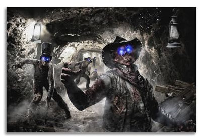 YIHAIKAI Game Poster Call of Duty Modern Warfare III Zombies Poster Decorative Painting Canvas Wall Posters And Art Picture Print Modern Family Bedroom Decor Posters 16x24inch(40x60cm)