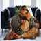NdxQWtU Shah Rukh Khan Decke, weiche, warme Fleecedecke für Sofa, Büro, Auto, Camping, Yoga, Reisen, Überwurfdecken, 203,2 x 152,4 cm