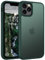 Andwing Matt Hülle für iPhone 11 Pro Max 6,5 Zoll, Militärstandard FallSchutz Handyhülle für iPhone 11 Pro Max, Mattierte Durchscheinende Rückseite Schutzhülle, Anti-Fingerabdruck (Grün)