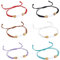 PH PandaHall Bracelet Pendentif Flacon en Verre 6 couleurs avec Bouchons à Vis Nom Sur Bracelets de Riz Bracelet Réglable avec Bouteille en Verre Ouvrable pour Hommes Femmes Fabrication de Bijoux