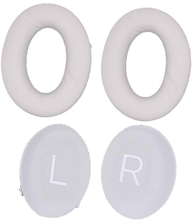 INF Cuscinetti auricolari di ricambio per cuffie Bose QuietComfort 45. Cuscinetti auricolari in pelle proteica