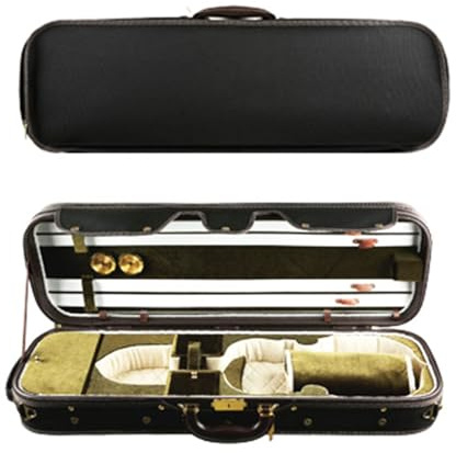 Geigenkasten Aus Holz. Einzelner Geigenkasten Instrumentenkoffer für Violine(Green)