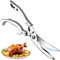 Tijeras Cocina con Mangos de Acero Inoxidable, Profesional Tijera de Cocina para Cortar Pollo Carne Pescado y Verduras