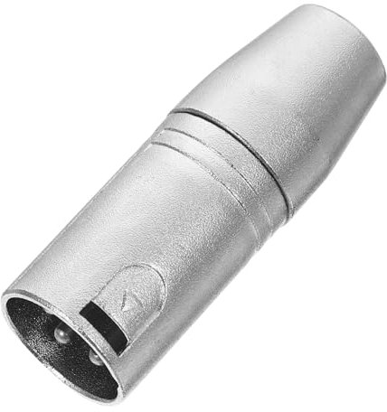 DIYEAH Adaptateur XLR vers Femelle Convertisseur Audio Compatible avec Mélangeurs Microphones et Amplificateurs Transmission Audio Claire et Stable Construction Plaqué pour Durabilité