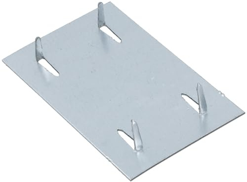 Safe Plate 54mm x 90mm Galvanised Plumbing Electrical Wiring Protector 20PK