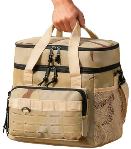 Zasdvn Sac Isotherme pour Le Repas de Midi,Boîte Déjeuner 19L Portative,Sacs Isothermes Étanches et Isolés - pour Voiture Camping Travail Pique-Nique Golf Extérieur Plage Road Trip Camion Piscine