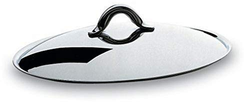 Alessi MAMI Deckel aus Edelstahl, 9 x 5.5 x 22 cm, Silber