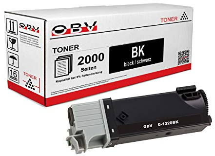 OBV kompatibler Toner schwarz (Black) für Dell 1320 1320C 1320CN / 2130CN / 2135CN / 2000 Seiten