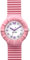 HIP HOP Orologio DONNA NUMBERS COLLECTION quadrante CON LOGO BIANCO movimento SOLO TEMPO - 3H QUARZO e CINTURINO SILICONE ROSA HWU0124