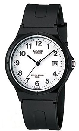 Casio Watch with Rubber Strap 19680, White, Strip