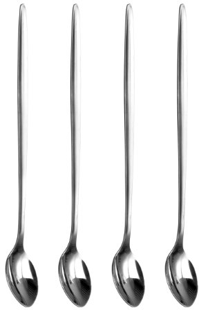 Premier Housewares Latte Spoons, Stainless steel - Set of 4