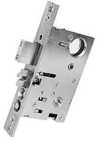 Baldwin 6375.R Right Handed Entrance, Emergency Egress Mortise Lock with 2-1/2, Polished Chrome