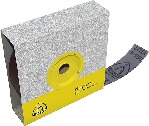 Klingspor 4208 - Rollen mit Gewebeunterlage für Stahl, Metalle, NE -Metalle, Holz, Edelstahl - RO|KL361JF|180|S|40X25000|SR - Inhalt: 1 Stück