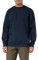 Carhartt Felpa Girocollo, Vestibilità Ampia, Media Pesantezza, Uomo, Blu (Nuovo Blu Navy), M