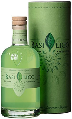 Basilico Elixirum Aperitivum mit Geschenkverpackung Likör (1 x 0.5 l)