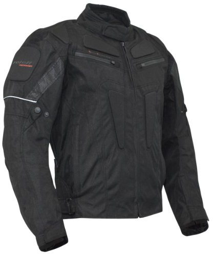 ROLEFF RACEWEAR Motorradjacke Riga RO 301, schwarz, XXXL, 3017