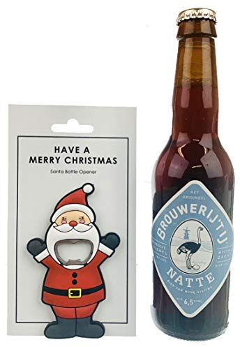 Décapsuleur Père Noël | Ouvre-Bouteille Pour Bière De Noël | Idée cadeau pour homme