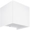 SSC-LUXon Up & Down LED Wandleuchte CUBE weiß lackierter Stahl mit LED G9 3W warm weiß 2700K