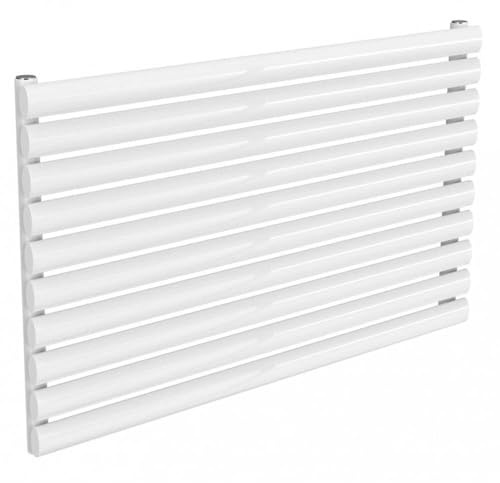 Reina Nevah Anthracite Horizontal Designer Radiators H590mm x W1400mm Single Panel Central Heating