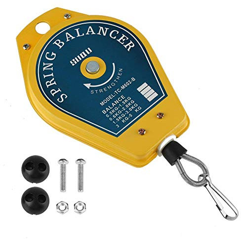 Equilibrador de resorte retráctil herramienta soporte para colgar equilibrador de resorte para línea de montaje (0,5-1,5 kg)