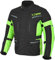 Jet Motorradjacke Herren Mit Protektoren Textil Wasserdicht Winddicht Schwarz Fluro (Schwarz Fluro (2XL)