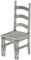 Holzstuhl Mexiko Shabby Eiche - Esszimmerstuhl Klassik Pinie Massivholz Echtholz - Variante & Farbe wählbar - Stuhl Holz Wohnzimmerstuhl Lehnenstuhl Lehne Küchenstuhl Brasilmöbel