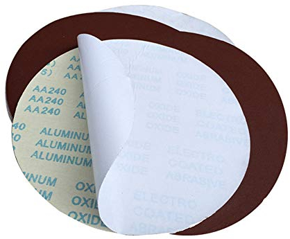 PSA dischi abrasivi,Carta vetrata tonda grana 80, diametro 300 mm, Dischi abrasivi adesivi adatta per levigatrice a disco TSM305 / DS300 (6PZ)