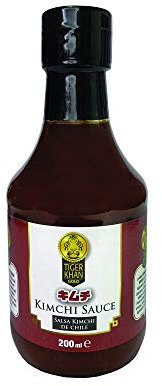 Tiger Khan - Chili Kimchi Sauce - Sauce piquante coréenne-japonaise - Idéale pour donner une saveur particulière à vos repas - 200 Ml