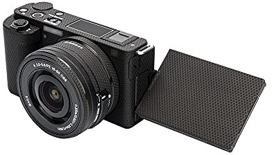 KIWIFOTOS Camera Body Skin Guard Protector Film Anti-Scratch Cutting Sticker for Sony ZV-E10 Mirrorless Camera with 16-50mm Lens Kit (Matrix Pattern)