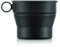 Bodum K12060-01S Faltbarer Becher mit Deckel und Karabinerhaken, 0.3l3l Schwarz