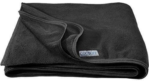 Cocoon Fleece Decke schwarz