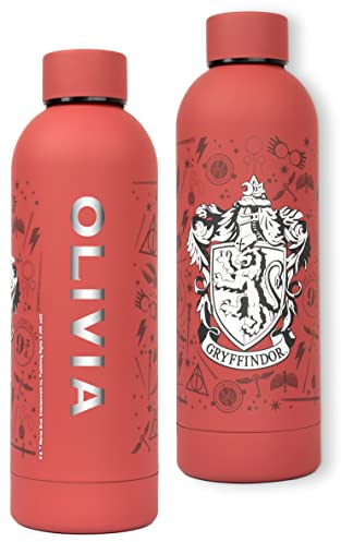 Gourde Isotherme 'Harry Potter' en Acier Inoxydable | Bouteille Enfant pour École et Sport | Sans Bisphénol A | Pour Garçons et Filles